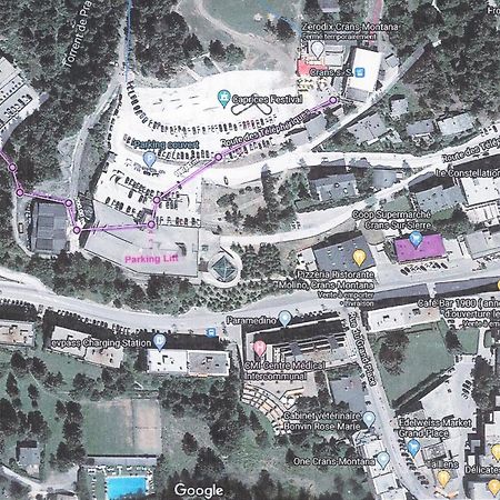 La Marmotte, au cœur du village de Crans, proche du télécabine Cry d'Er Extérieur photo
